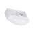 16.5" L X 11" W Wall Mount Bathroom Sink Oval Floating Bathroom Sink White Porcelain Ceramic Basin