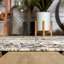Tapis intérieur / extérieur gris / noir Nate Boho Medallion-221513339