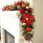 Guirlande de poinsettia de 5 pi