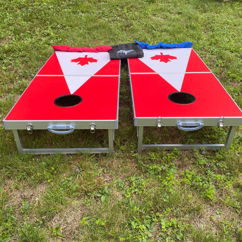 Planche à cornhole 2' x 1' avec mallette de transport