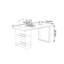 Bureau d'écriture rectangulaire de style moderne-1157985044