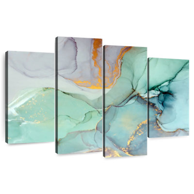 Avery vert bronze abstrait