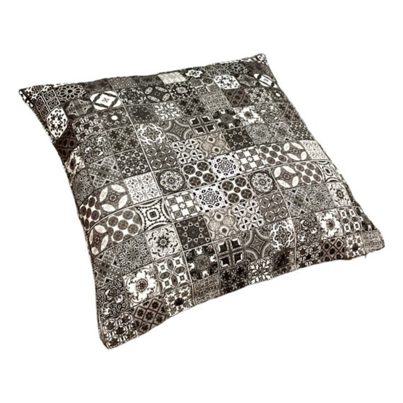 Pascoag Indoor / Outdoor Square Euro Pillow Cover, Gray, Geometric, 43cm H x 43cm W x 3cm D