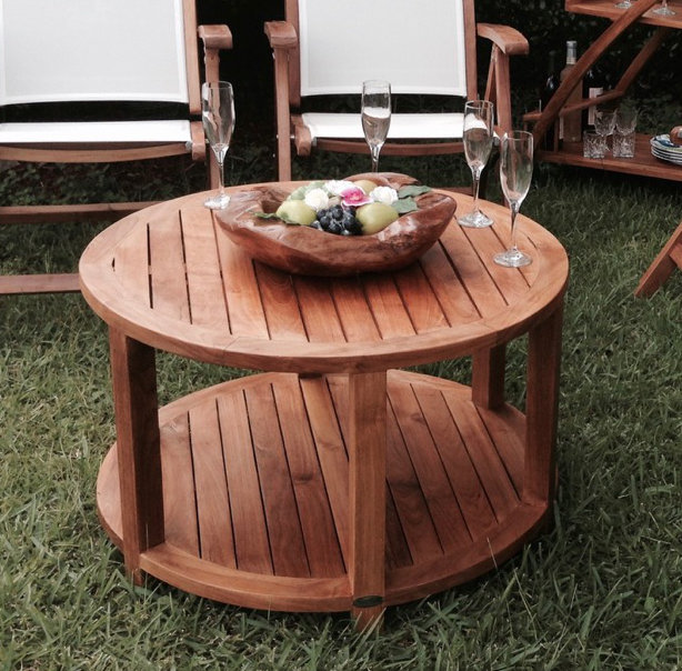 Table basse en bois massif Hammond
