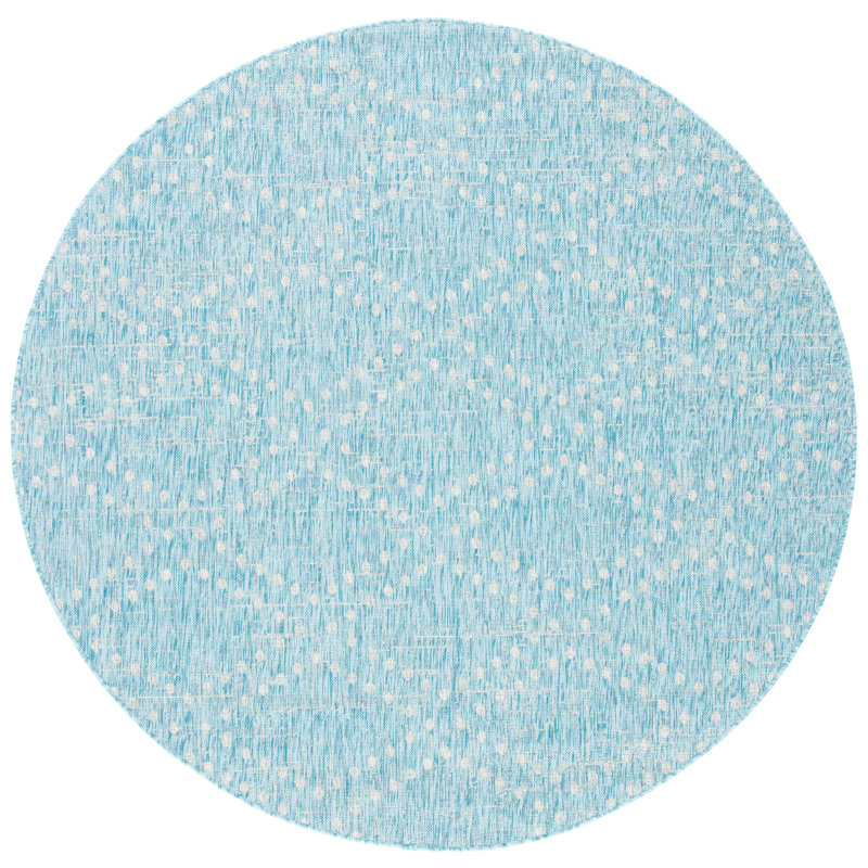 Sharri Performance Southwestern Indoor/Outdoor Area Rug, Round 6'7"