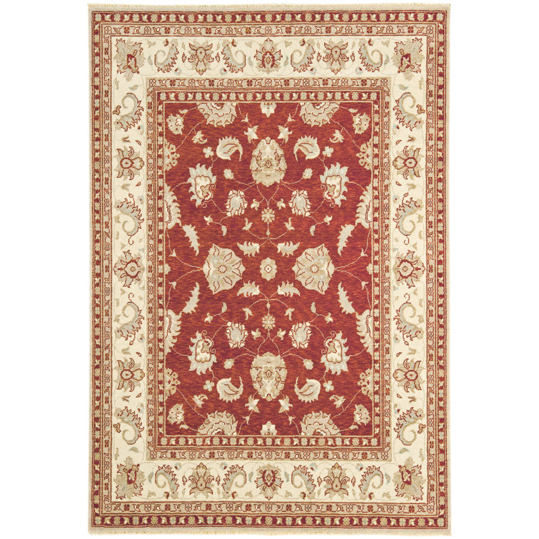 Ferrero Wool Red/Beige Area Rug