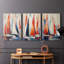 Série Sea and Shore XCIX - Ensemble de toiles tendues avec châssis Premium - Prêt à être accroché-753645226
