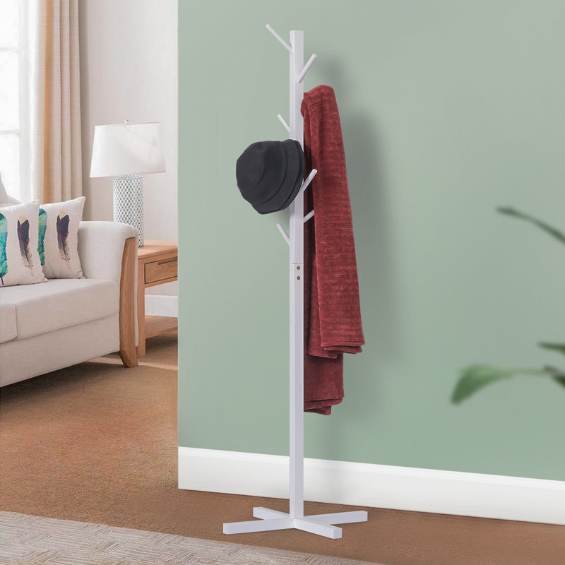 Portemanteau autoportant moderne Aldie, Blanc