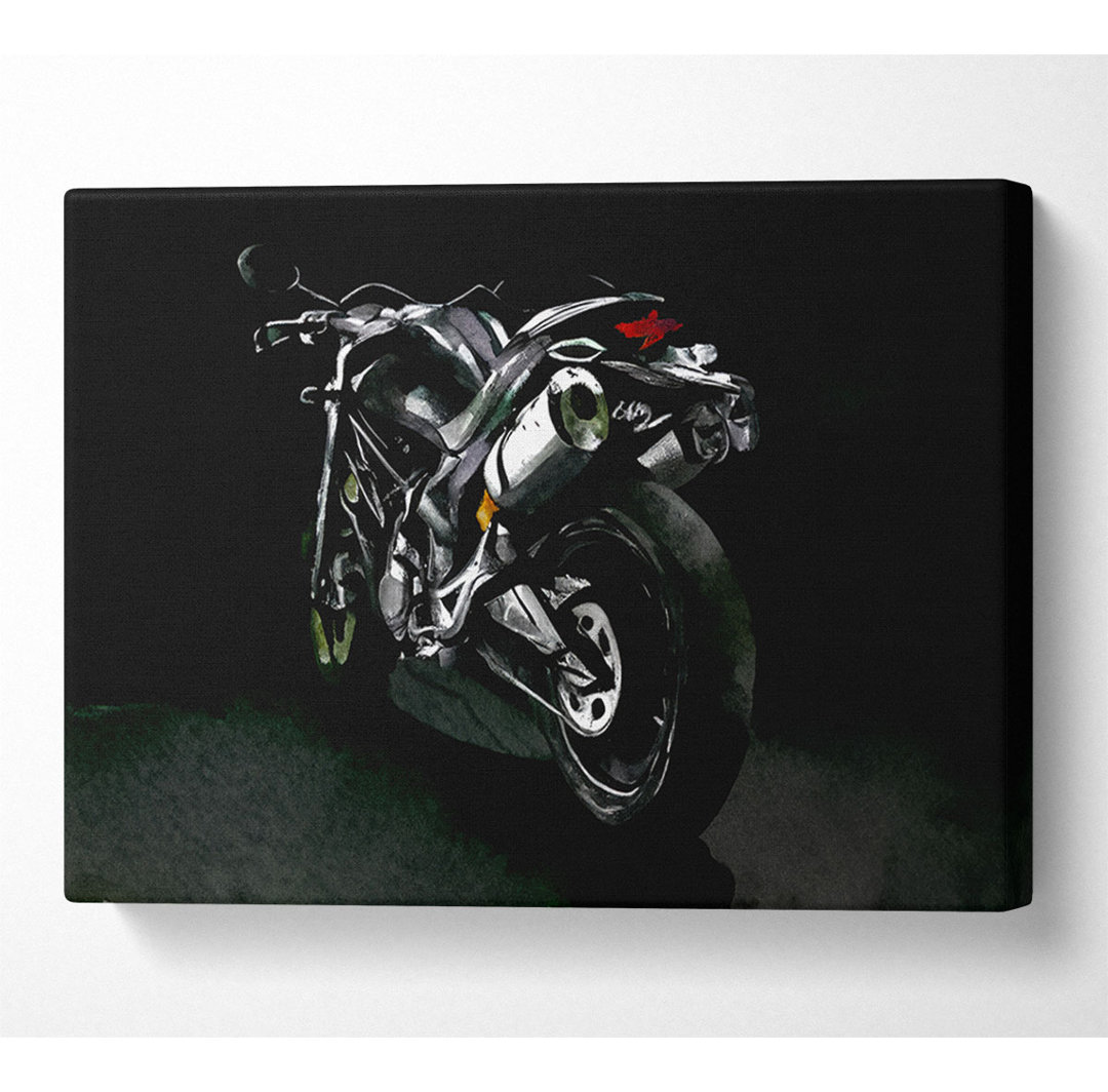 Ducati Motorrad Schwarz - Druck