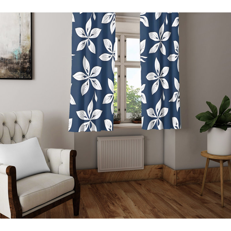 Bengamin Semi Sheer Curtain Pair, 20" W x 52" L