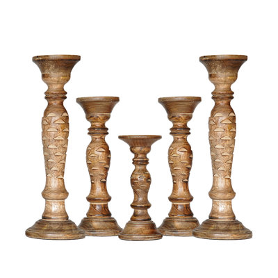 Pilier de table en bois 15 po H
