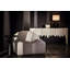 Ensemble de 3 bols décoratifs en marbre blanc / beige