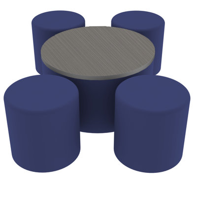 Ensemble de repose-pieds rond avec siège rond 12 po Pro Series Pro-Erase