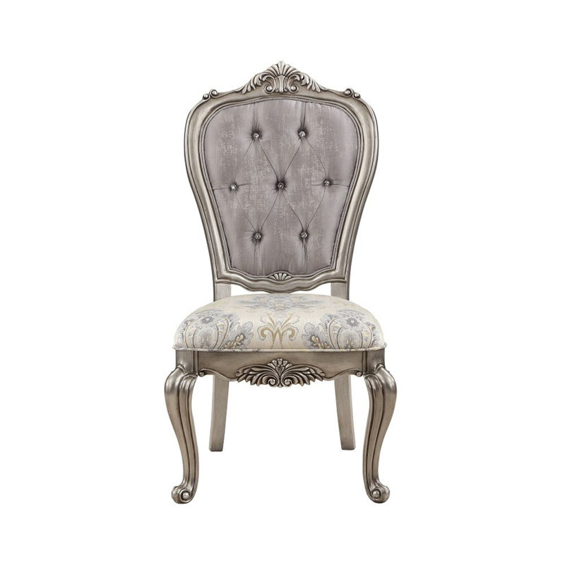 Chaise d'appoint rembourrée en velours Parckur