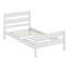 Lit simple avec tête et pied de lit-1178486030