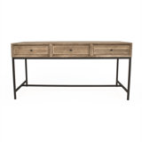 Finneas Solid Wood Writing Desk