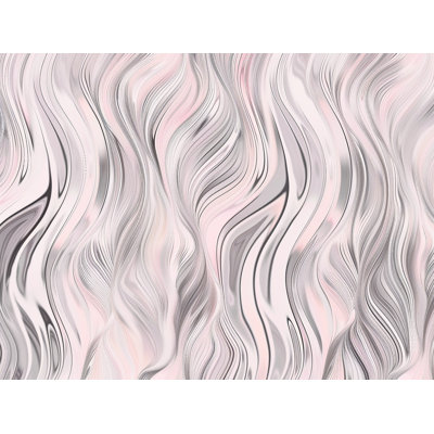 Édredon à motif de lignes ondulées à motif abstrait