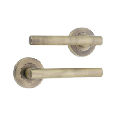 Jura Lever Lever on Rose Door Handle Matt Antique