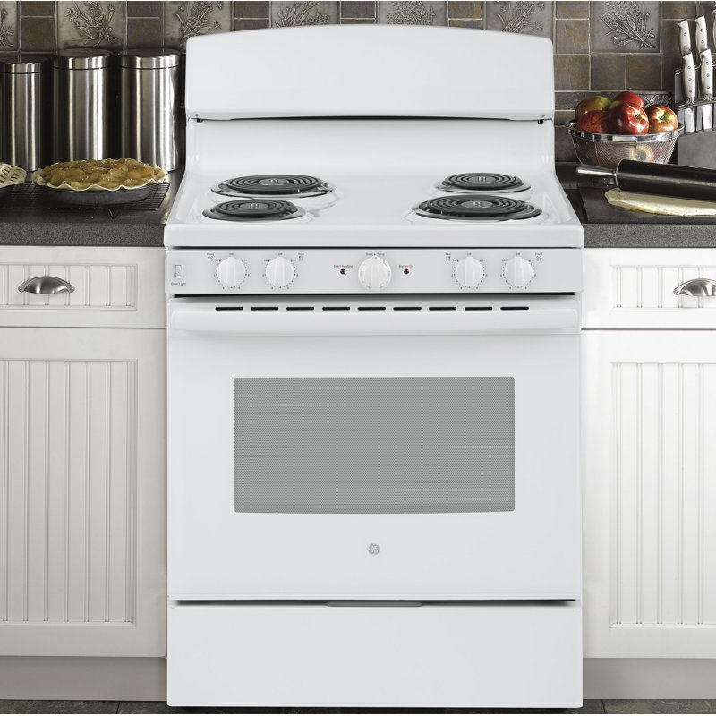 30" 5 cu. ft. Freestanding Electric Range, White