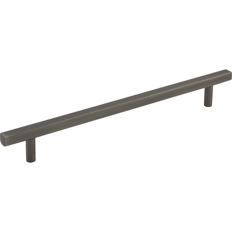 Dominique Bar Pull, 7 9/16", Brushed Pewter