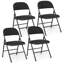 Chaises pliantes 6 pièces Gymax