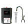 Develosah 9" 2-Handle Hot and Cold Water Dispenser Faucet with Heating Tank and Water Filter