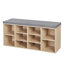 Adara Linen Blend Upholstered Storage Bench-50239568