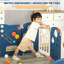 Panier de basketball pliable pour tout-petits