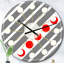 Horloge murale rétro Mid-Century-40748241