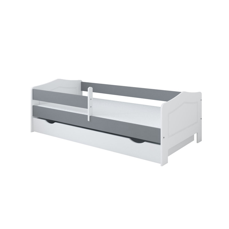 Kaiser Cabin Bed with Storage Included, Grey, European Toddler (80 x 160 cm)