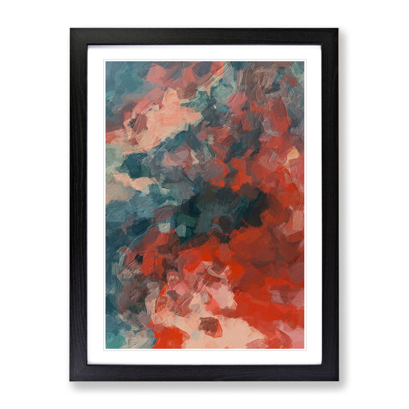 Becoming Abstract - Wall Art, White, Black, 64cm H x 46cm W x 2cm D