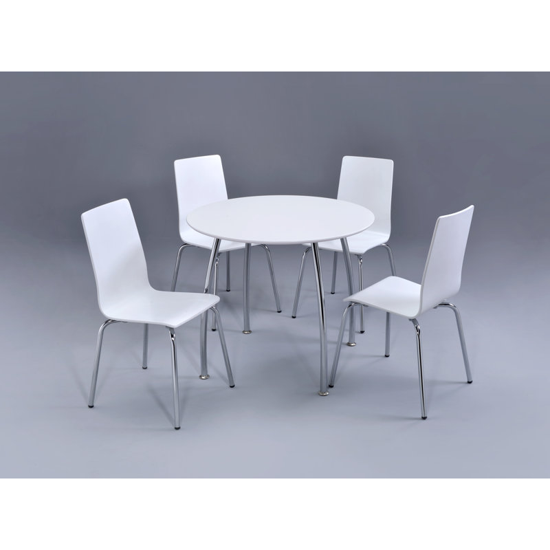 Penkridge 4 - Person Dining Set, White