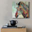 «Paint Splash Zebra», reproduction sur toile tendue-452449837