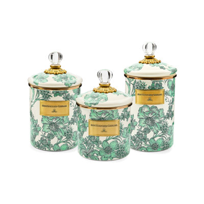 Emerald English Garden Canister