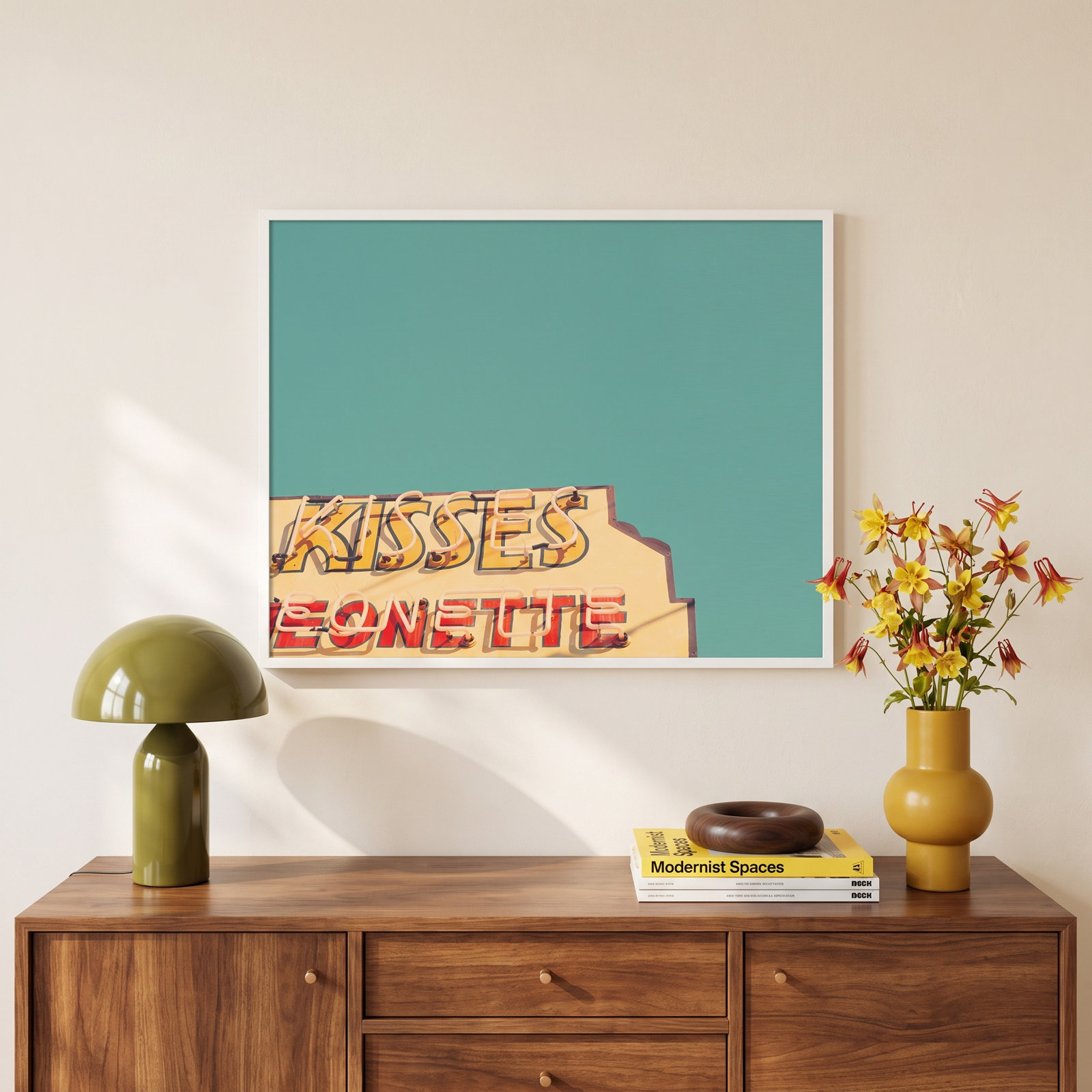 Kisses Photo Print by Robert Cadloff, 34.25" H x 43.25" W x 0.88" D, White