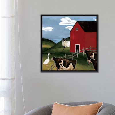 «Red Cottage II» par Melissa Wang - reproduction imprimée