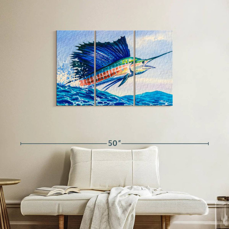 Brampt Sailfish, 24" H x 38" W