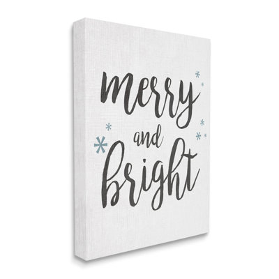 Reproduction d’art textuel, "Merry Winter" par Anna Quach