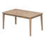 Ensemble de salle à manger 6 pièces de style classique et traditionnel, comprenant une table de salle à manger, 4 chaises rembourrées et un banc-133347599