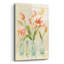  «Pink Tulips» par Danhui Nai, art mural en verre acrylique, 16 po x 24 po
