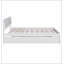Cadre de lit double avec lit gigogne et 2 tiroirs pour blanc ultrabrillant-926313613