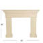 Monolith Decorative Fireplace Mantel-64289290