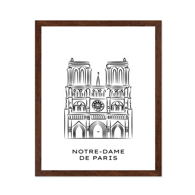 Notre Dame Cathedral Sketch