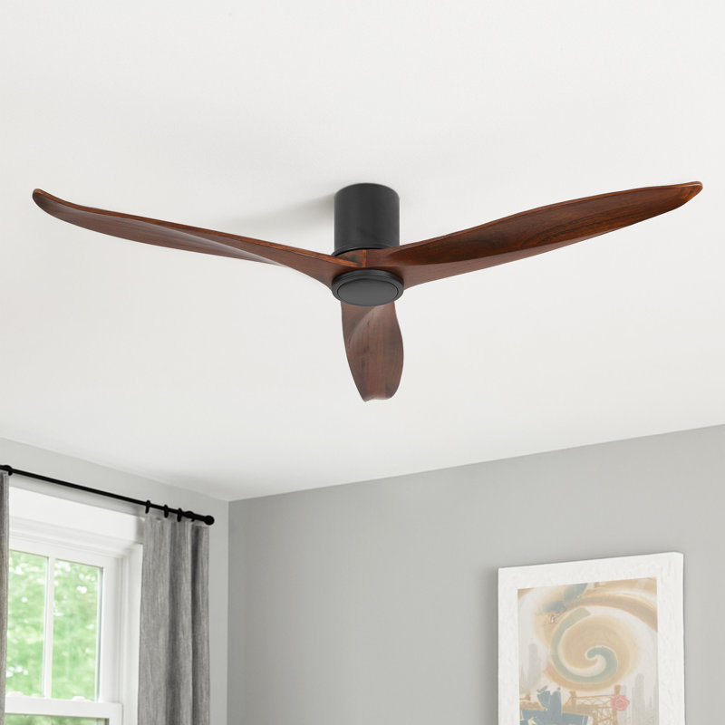 Ventilateur de plafond 60 po, 6556 tr / min, Noyer, 60 po de largeur