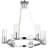 6 - Light Wagon Wheel Chandelier