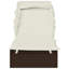 Lit de bronzage en poly rotin 83,9 po x 24,8 po x 38,2 po Latitude Run®-1498933037-1498933035