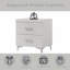 Table de chevet blanche