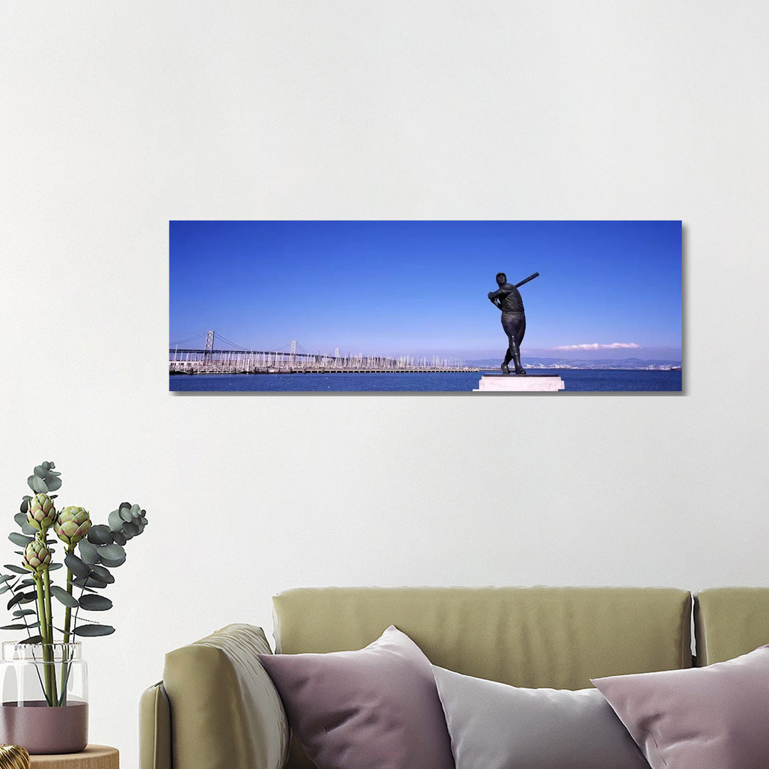 San Francisco Bay, Bay Bridge, San Francisco, California, USA by Panoramic Images - Wrapped Canvas Panoramic Print