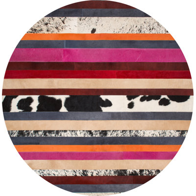 Nueva Raya Cowhide Striped Indoor Rug