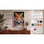 Tiger's Intense Gaze Modern - Wrapped Canvas-1227830114-1227830122